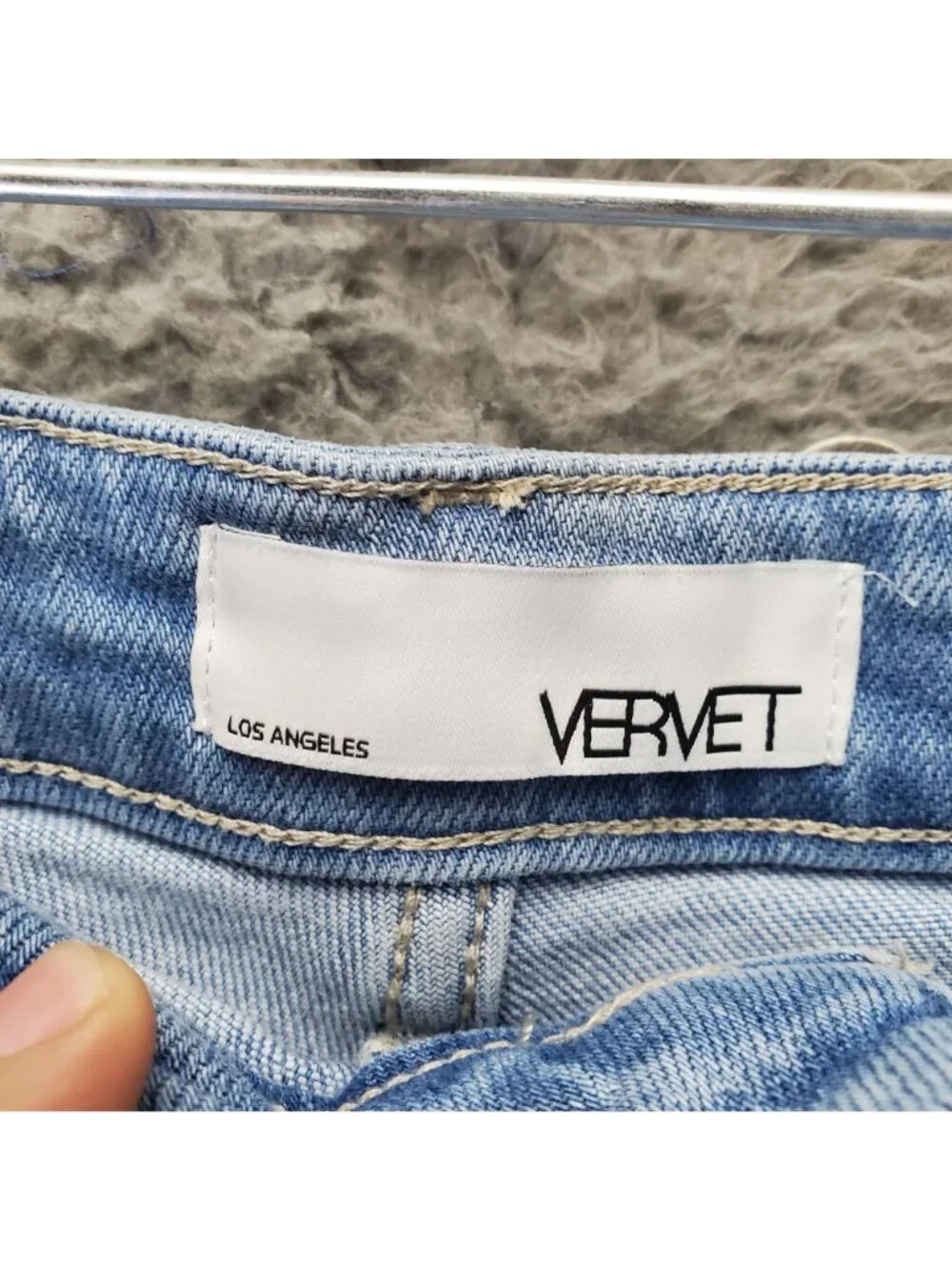 Vervet Shorts Womens Small Blue Cutoff Stretch Denim Jorts *Read*
